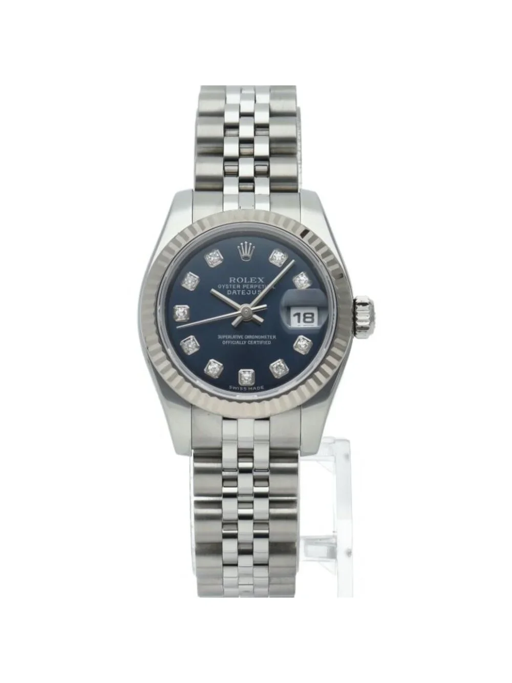 Rolex Datejust 26 Watch Jubilee Diamond 18k White Gold SS
